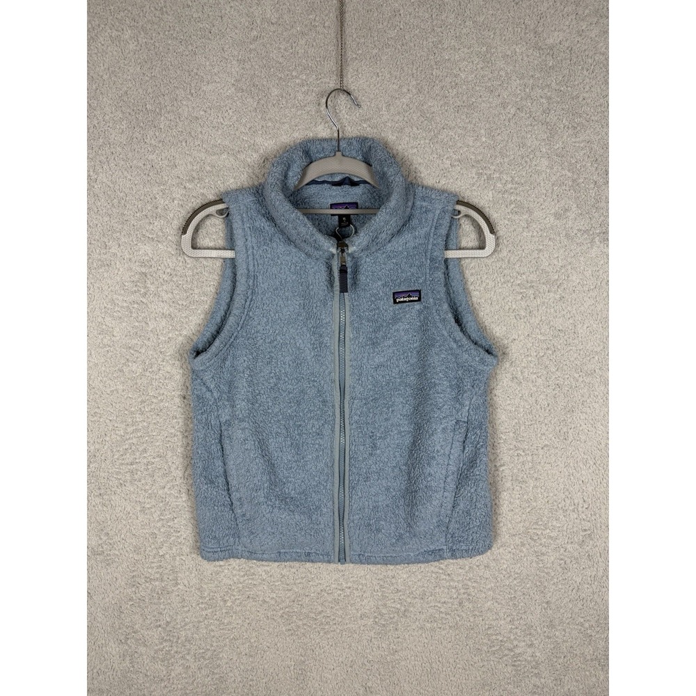 Patagonia Girls Los Gatos Fleece Vest Tailored Blue Size XL 14 65490